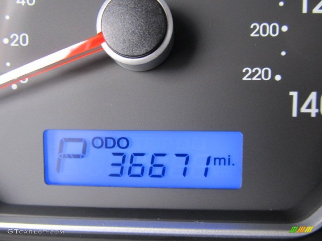 2009 Elantra GLS Sedan - Regatta Blue / Gray photo #25