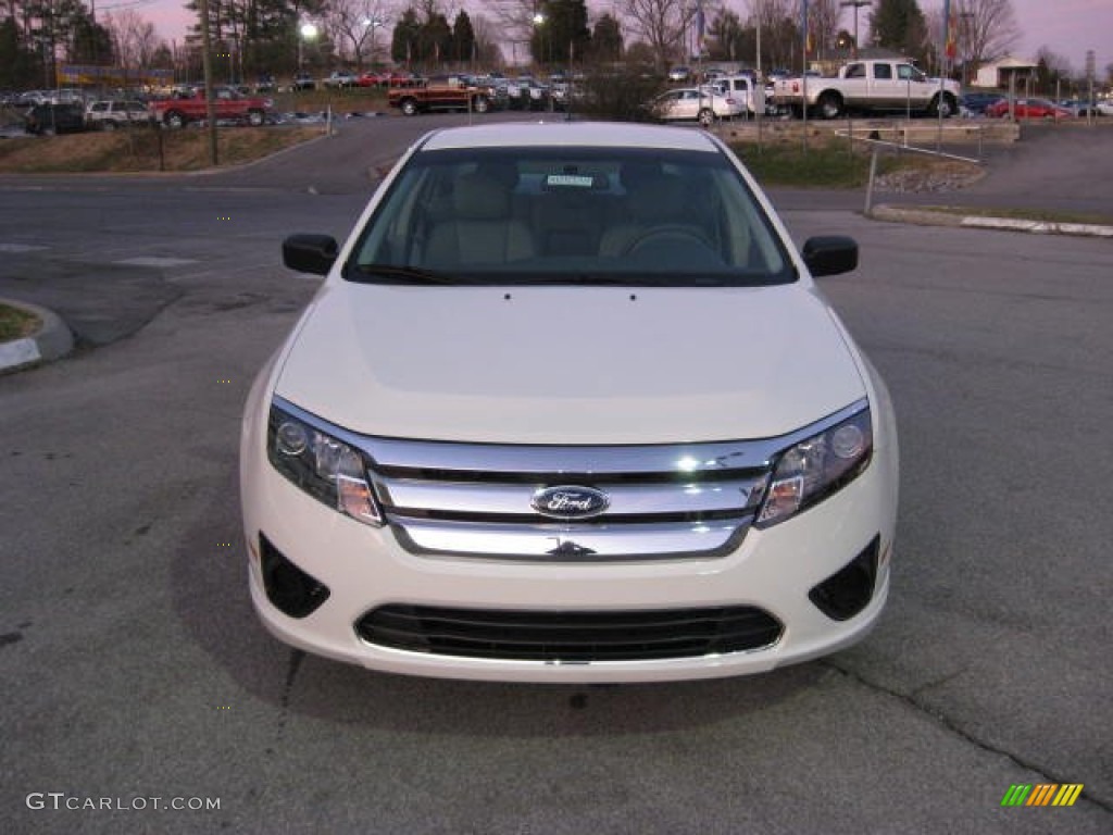 White Suede 2012 Ford Fusion S Exterior Photo #59233674