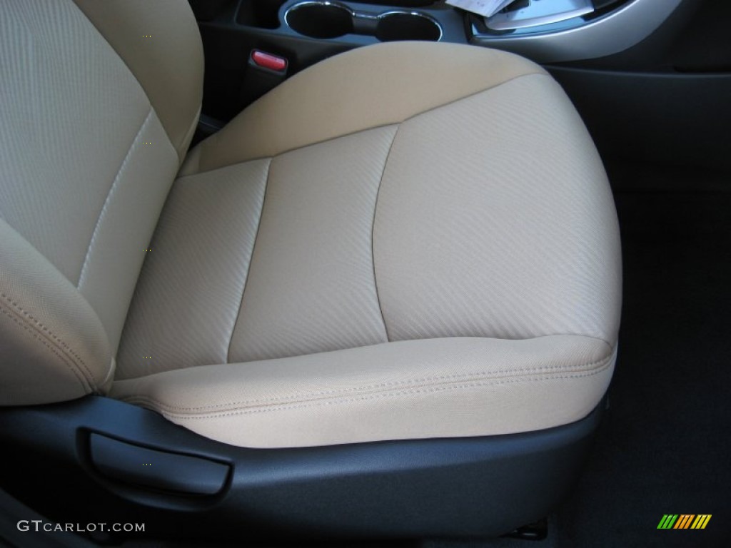 2012 Elantra GLS - Red Allure / Beige photo #20