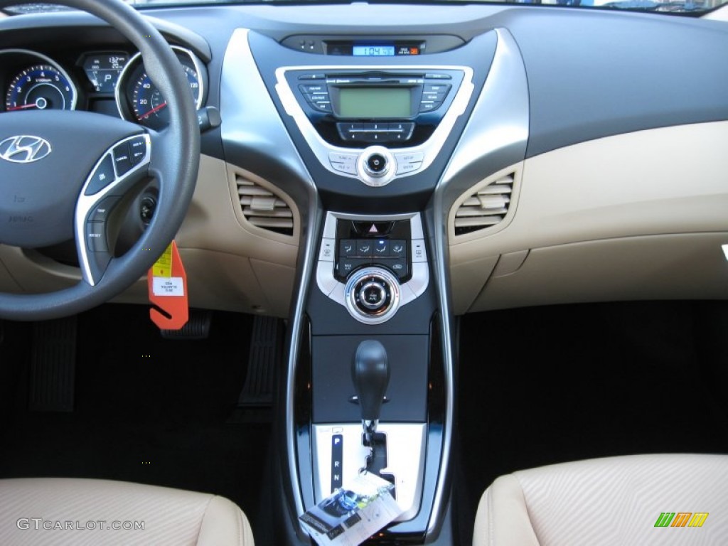 2012 Elantra GLS - Red Allure / Beige photo #23