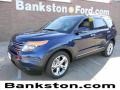 2012 Dark Pearl Blue Metallic Ford Explorer Limited  photo #1