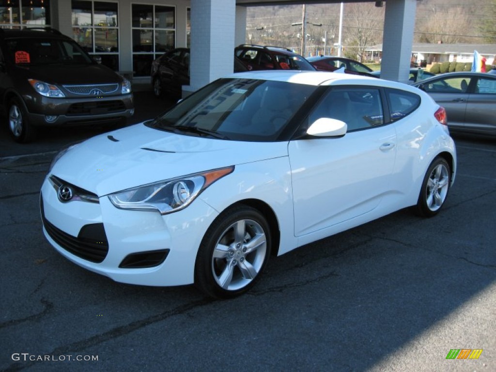 2012 Veloster  - Century White / Gray photo #2