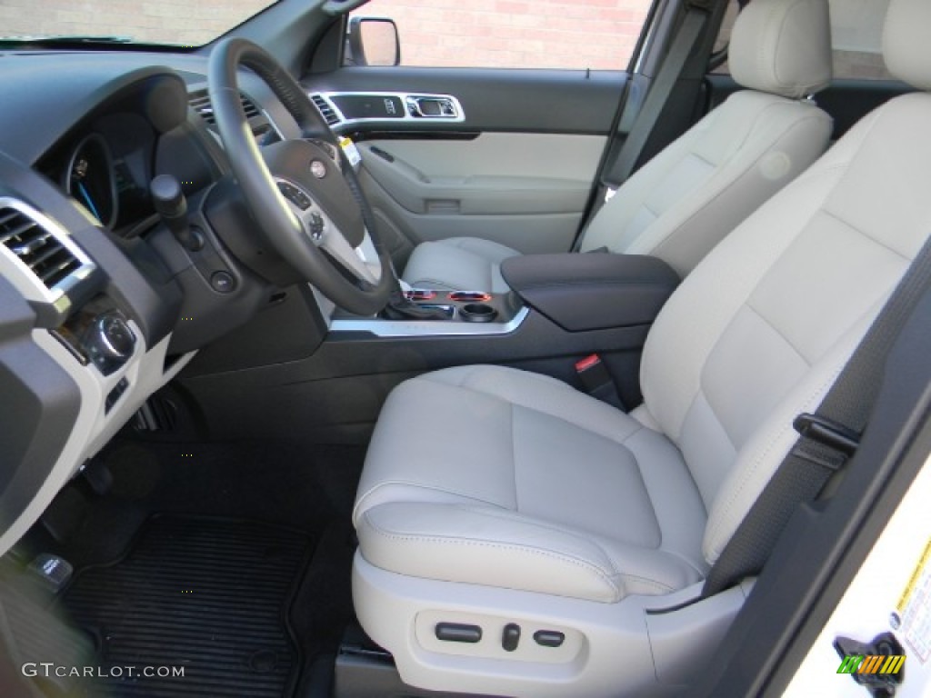 Medium Light Stone Interior 2012 Ford Explorer Limited EcoBoost Photo #59234378
