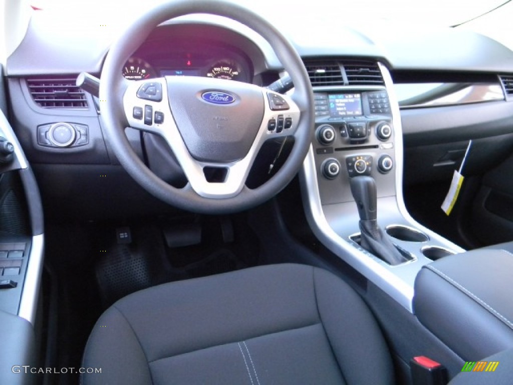 2012 Ford Edge SE EcoBoost Charcoal Black Dashboard Photo #59234878