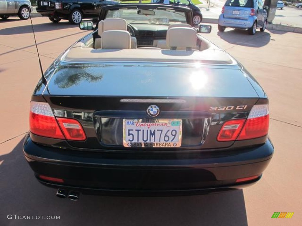 2006 3 Series 330i Convertible - Deep Green Metallic / Sand photo #6