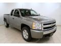 2008 Graystone Metallic Chevrolet Silverado 1500 Z71 Extended Cab 4x4  photo #1