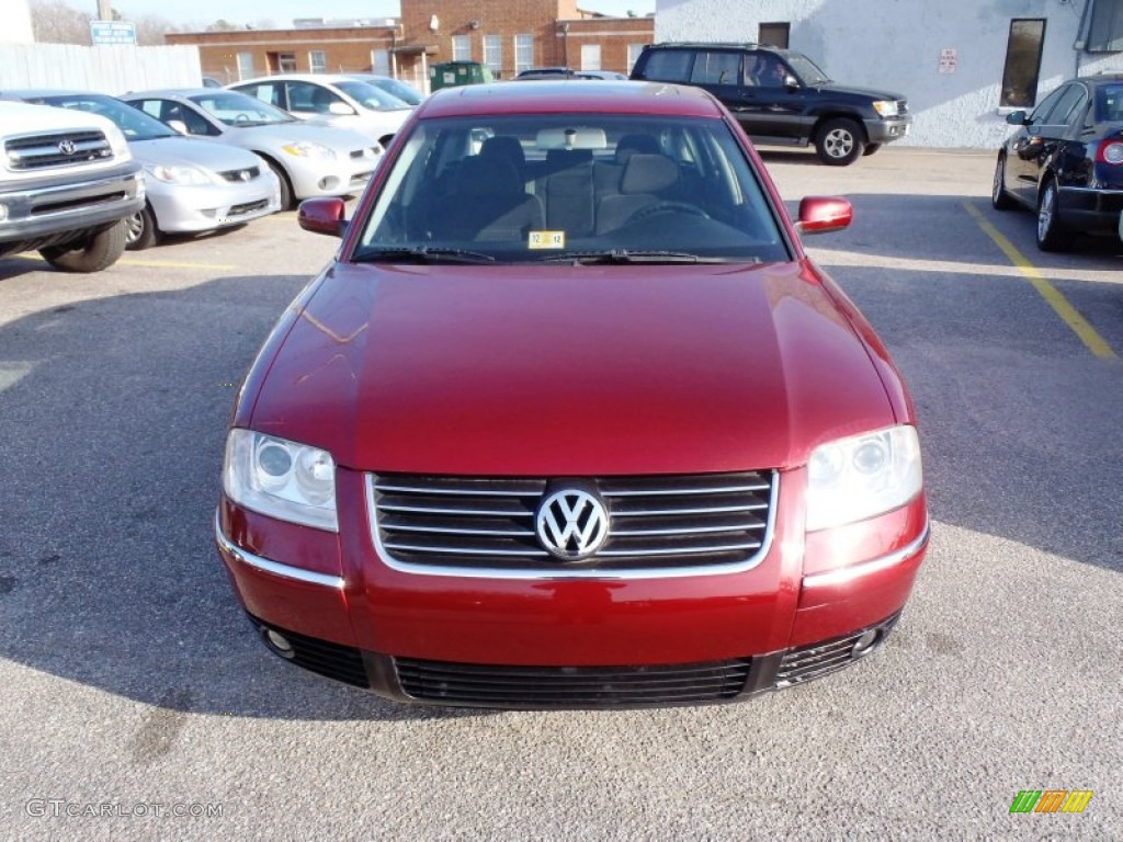 2003 Passat GLS Sedan - Colorado Red Pearl / Grey photo #2