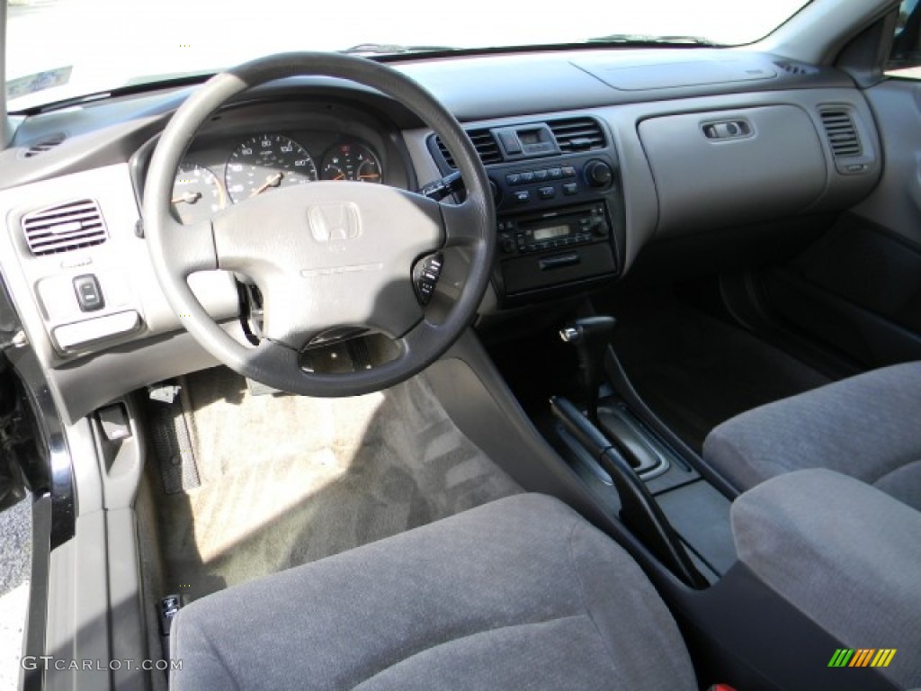 2001 Honda Accord LX Sedan Quartz Gray Dashboard Photo #59238006