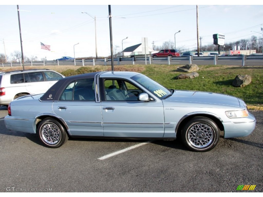 Light Blue Metallic 2001 Mercury Grand Marquis GS Exterior Photo #59238069