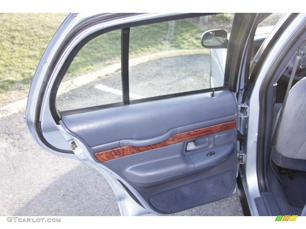 2001 Mercury Grand Marquis GS Deep Slate Blue Door Panel Photo #59238159