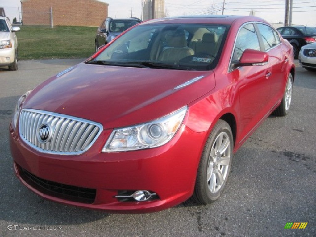 2012 LaCrosse FWD - Crystal Red Tintcoat / Cashmere photo #2