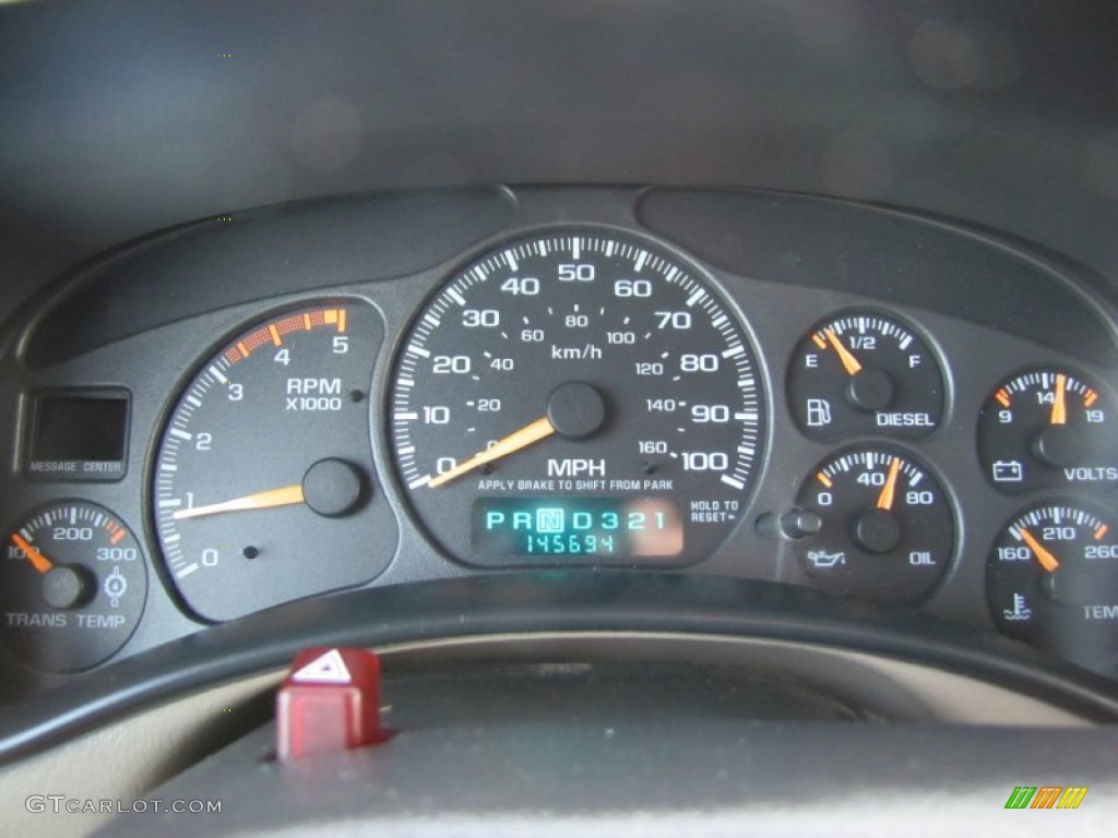 2001 Chevrolet Silverado 2500HD LS Extended Cab Gauges Photo #59239380