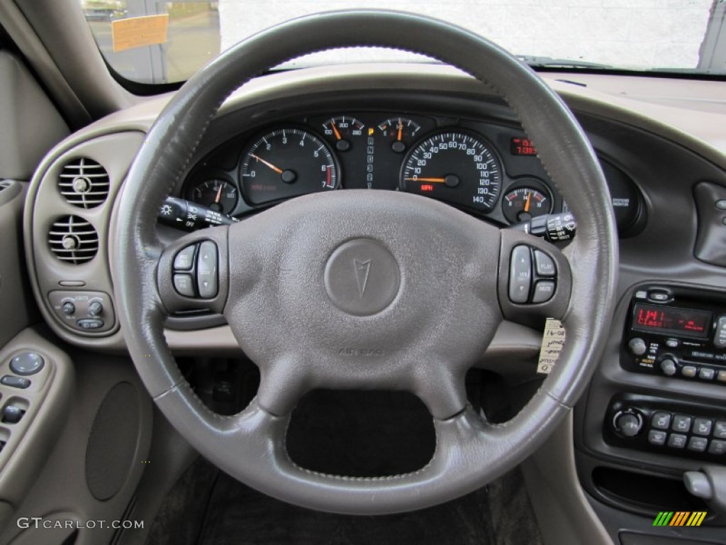 2000 Pontiac Bonneville SE Taupe Steering Wheel Photo #59239779