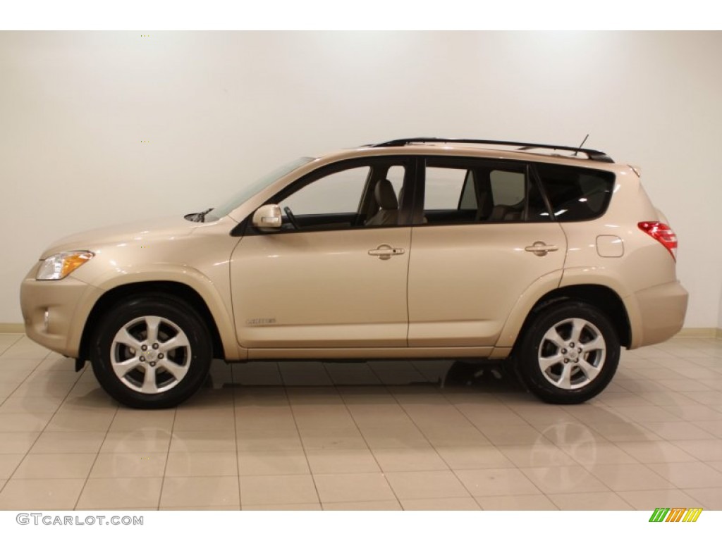 Sandy Beach Metallic 2009 Toyota RAV4 Limited 4WD Exterior Photo #59244514