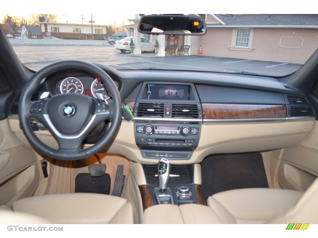 2010 BMW X6 xDrive50i Sand Beige Dashboard Photo #59244562