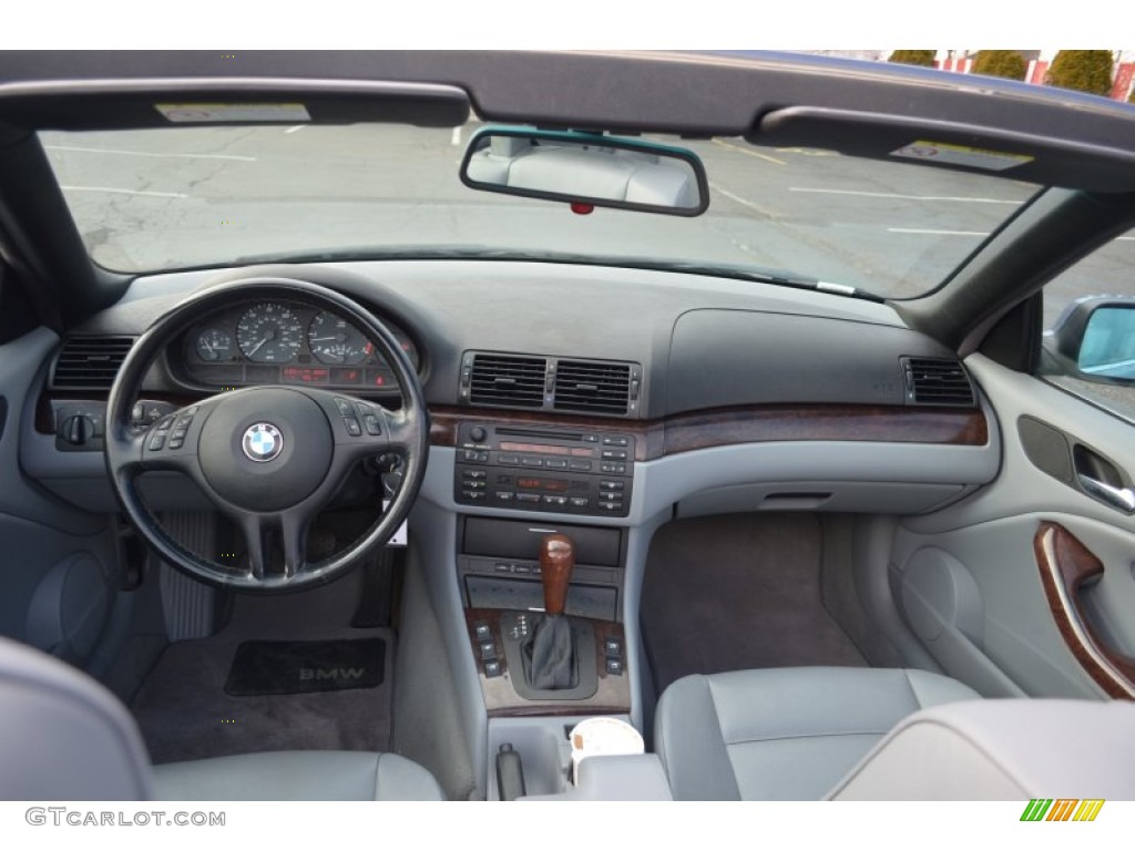 2001 3 Series 325i Convertible - Steel Blue Metallic / Sand photo #8