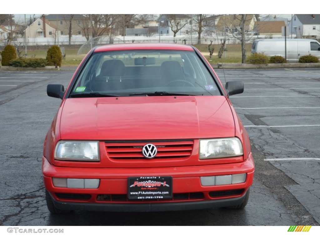 1999 Jetta GL Sedan - Canyon Red Metallic / Black photo #1