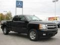 2009 Black Chevrolet Silverado 1500 LTZ Extended Cab 4x4  photo #3