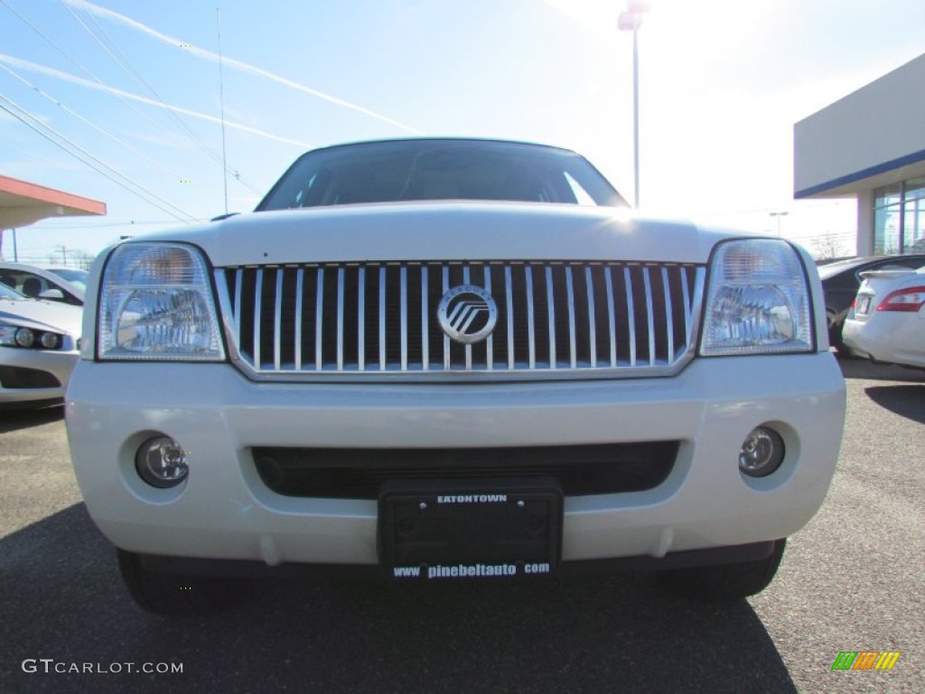 2004 Mountaineer V8 Premier AWD - Ceramic White Pearl / Medium Dark Parchment photo #2