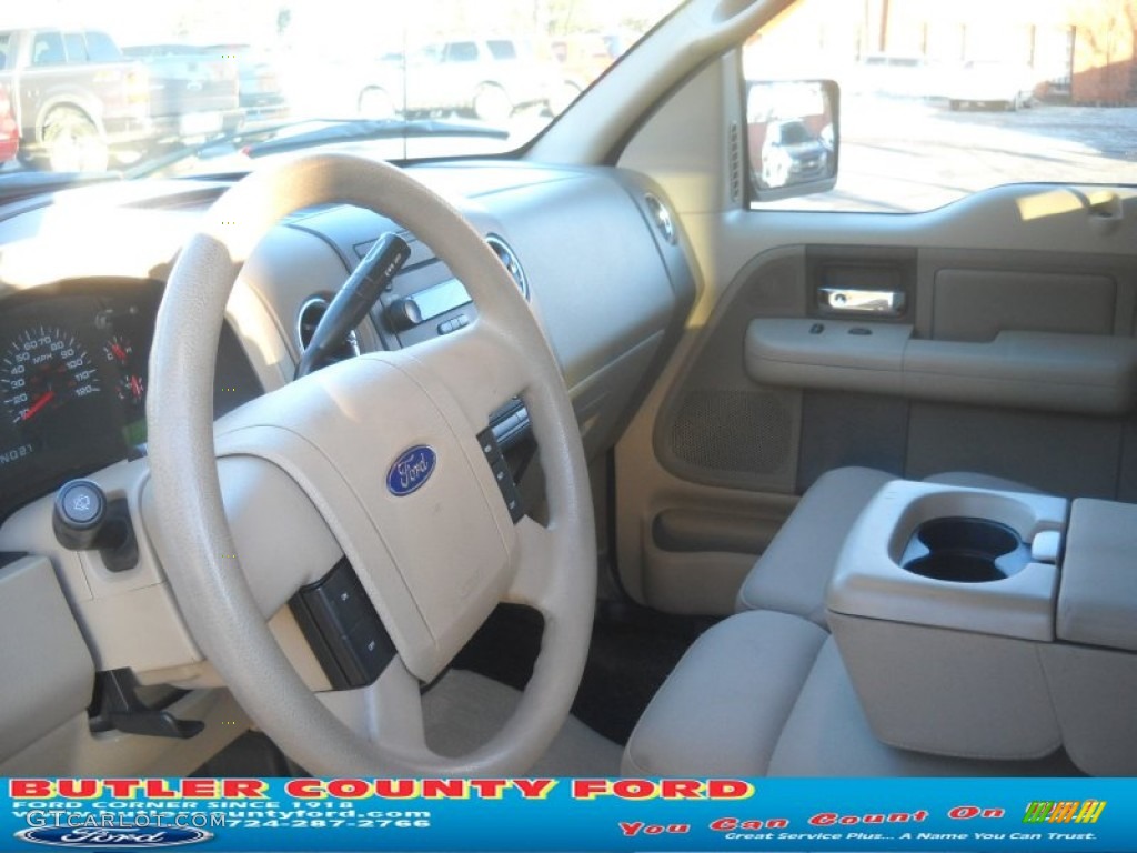 2004 F150 XLT SuperCrew 4x4 - Arizona Beige Metallic / Tan photo #7