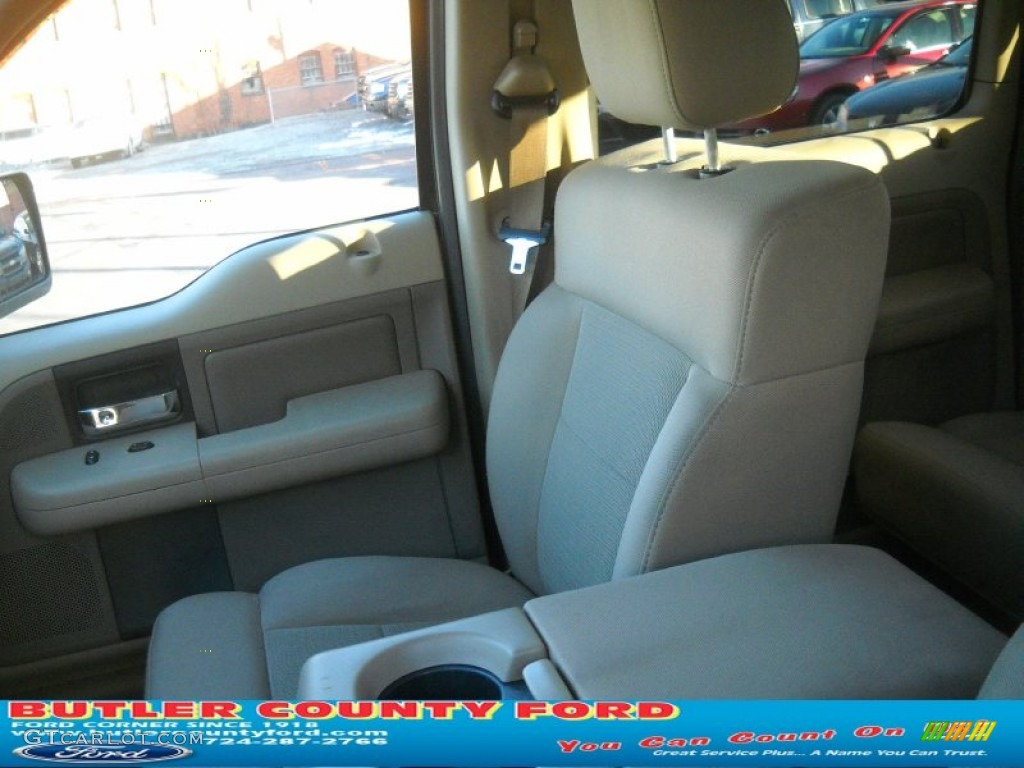 2004 F150 XLT SuperCrew 4x4 - Arizona Beige Metallic / Tan photo #8