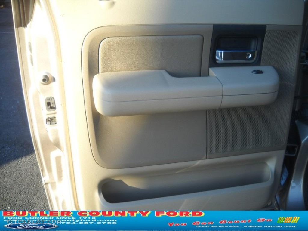2004 F150 XLT SuperCrew 4x4 - Arizona Beige Metallic / Tan photo #10