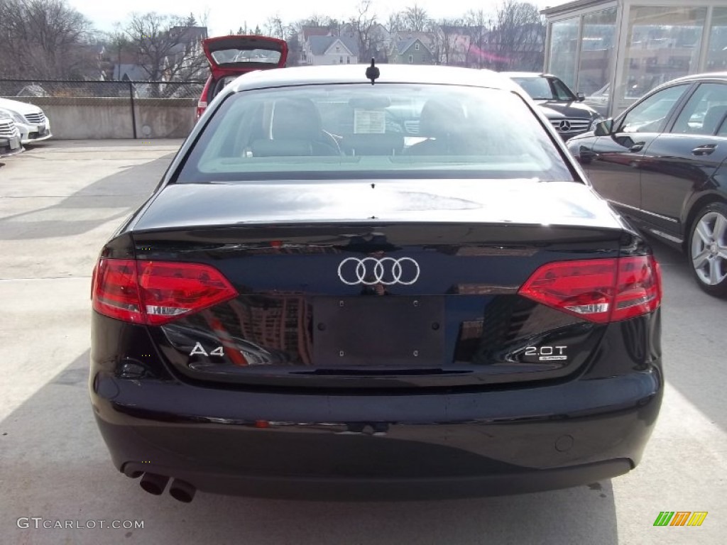 2009 A4 2.0T Premium quattro Sedan - Brilliant Black / Cardamom Beige photo #6