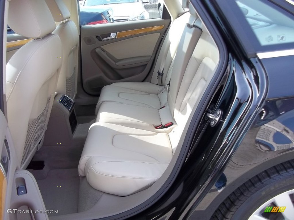 2009 A4 2.0T Premium quattro Sedan - Brilliant Black / Cardamom Beige photo #9