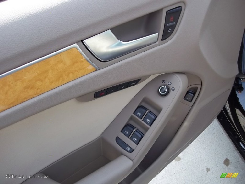 2009 A4 2.0T Premium quattro Sedan - Brilliant Black / Cardamom Beige photo #11