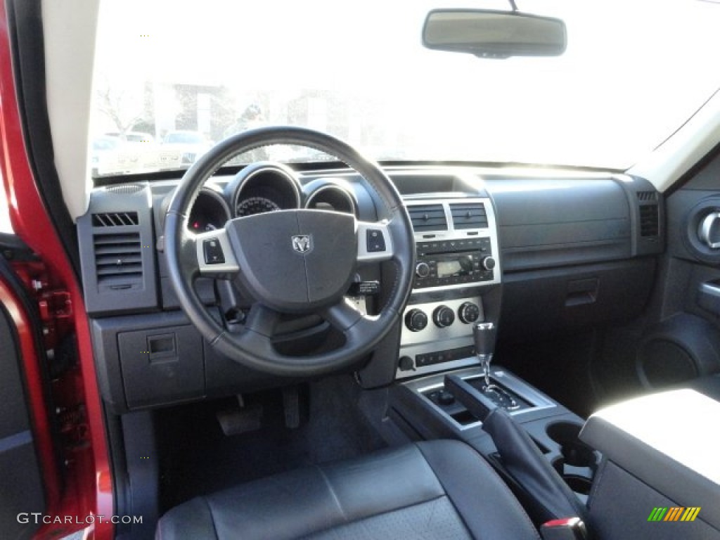 2008 Dodge Nitro R/T 4x4 Dark Slate Gray Dashboard Photo #59248438