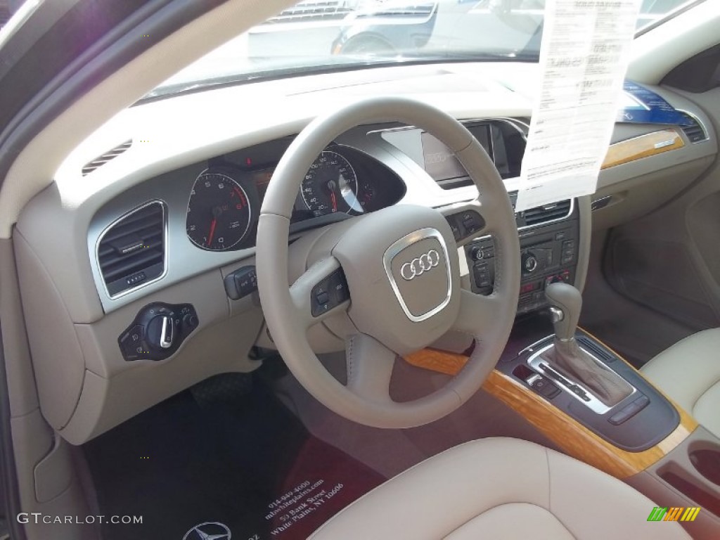 2009 A4 2.0T Premium quattro Sedan - Brilliant Black / Cardamom Beige photo #16