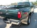 2008 Forest Green Metallic Ford F350 Super Duty Lariat Crew Cab 4x4 Dually  photo #6