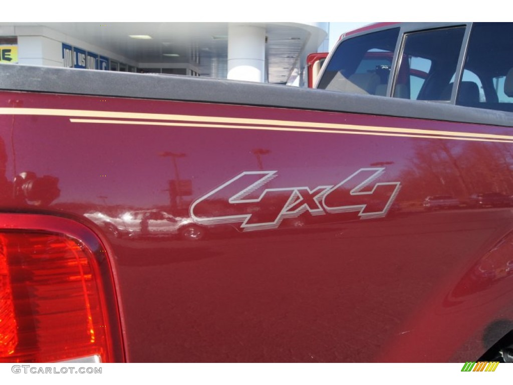 2006 F150 XLT SuperCrew 4x4 - Dark Toreador Red Metallic / Tan photo #19