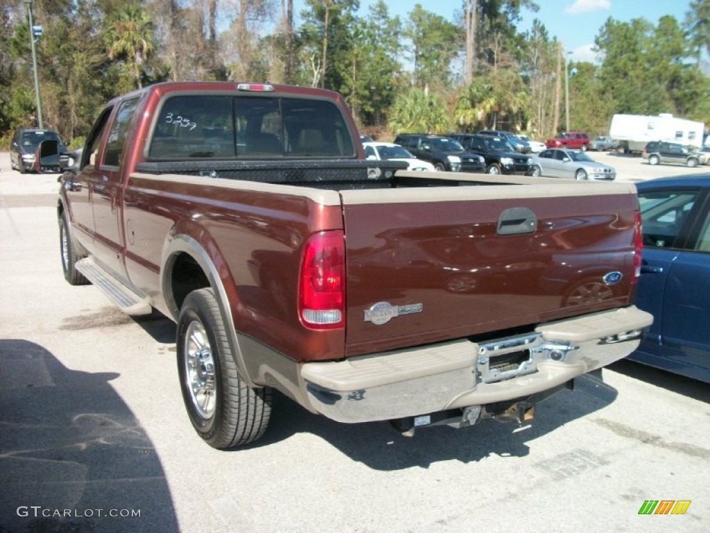 2006 F350 Super Duty King Ranch Crew Cab 4x4 - Dark Copper Metallic / Castano Brown Leather photo #2