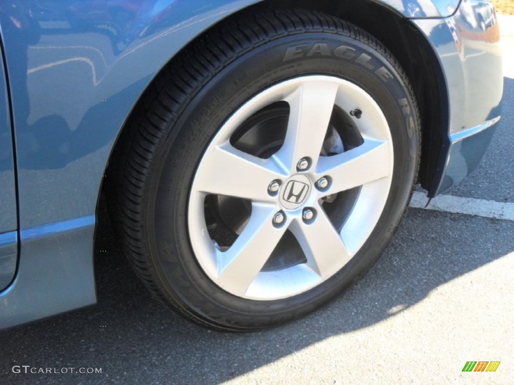 2008 Civic EX Sedan - Atomic Blue Metallic / Gray photo #21