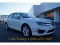 2012 White Suede Ford Fusion SE  photo #1