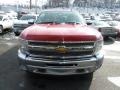 2012 Victory Red Chevrolet Silverado 1500 LT Extended Cab 4x4  photo #7