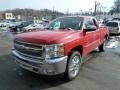 2012 Victory Red Chevrolet Silverado 1500 LT Extended Cab 4x4  photo #8