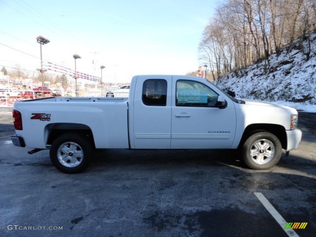 2012 Silverado 1500 LT Extended Cab 4x4 - Summit White / Ebony photo #5