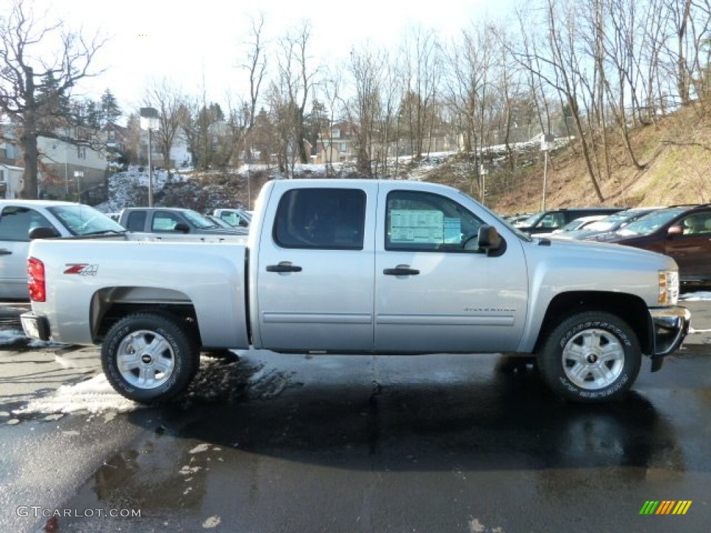 2012 Silverado 1500 LT Crew Cab 4x4 - Silver Ice Metallic / Ebony photo #5