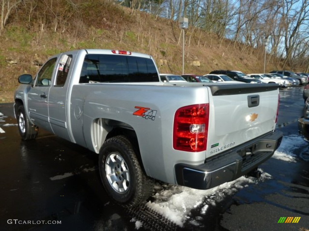 2012 Silverado 1500 LT Extended Cab 4x4 - Silver Ice Metallic / Ebony photo #2