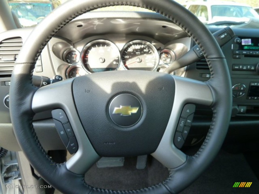 2012 Silverado 1500 LT Extended Cab 4x4 - Silver Ice Metallic / Ebony photo #16