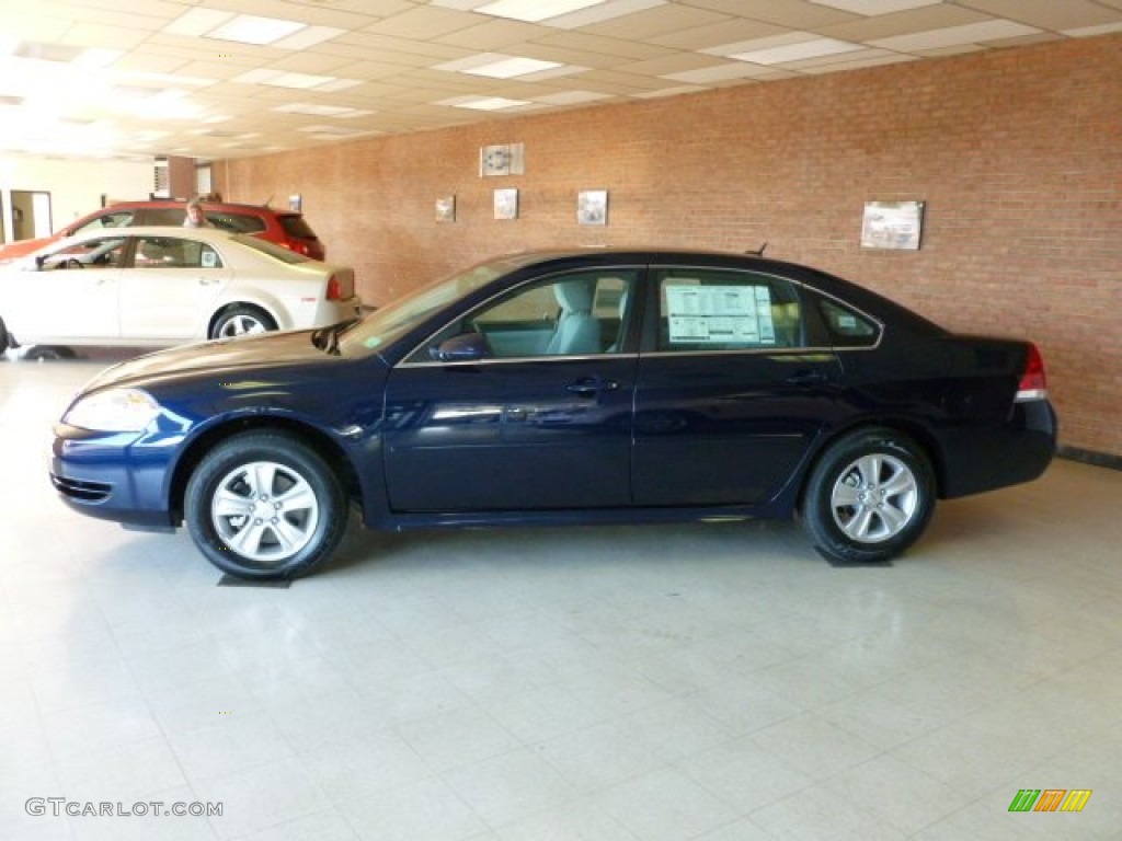 2012 Impala LS - Imperial Blue Metallic / Gray photo #4