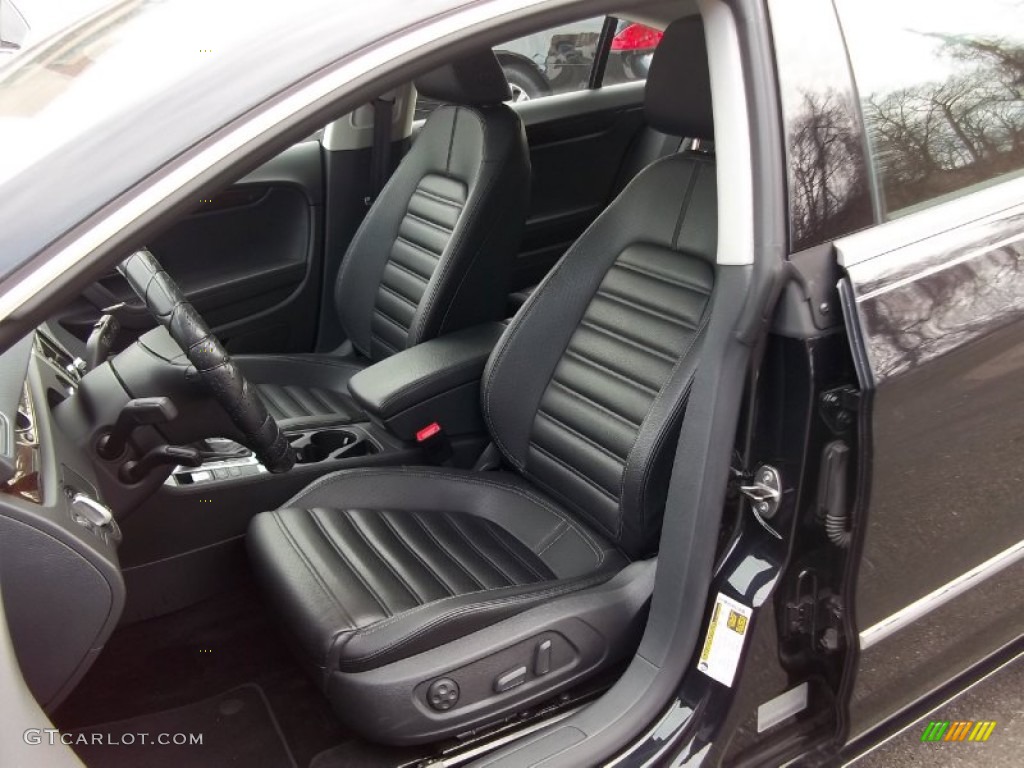 Black Interior 2012 Volkswagen CC Lux Plus Photo #59254890