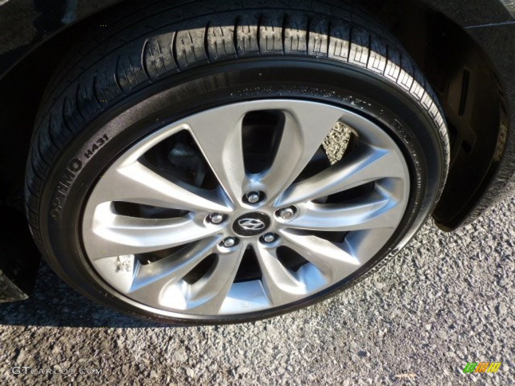 2011 Sonata Limited 2.0T - Midnight Black / Gray photo #9