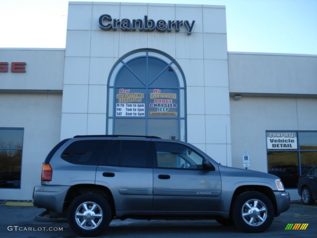 2005 Envoy SLE 4x4 - Steel Grey Metallic / Light Gray photo #1