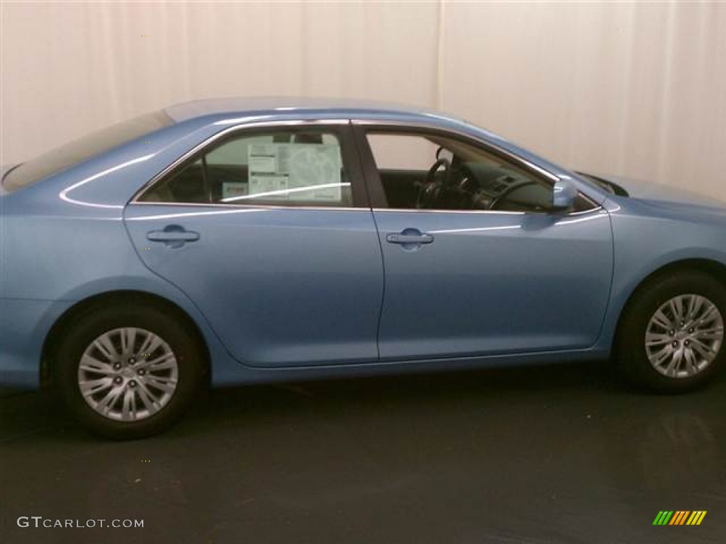 2012 Camry L - Clearwater Blue Metallic / Ivory photo #4