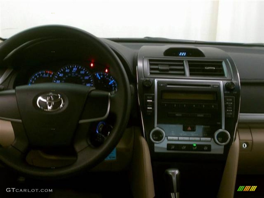 2012 Camry L - Clearwater Blue Metallic / Ivory photo #7
