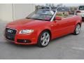 Misano Red Pearl Effect 2009 Audi A4 2.0T quattro Cabriolet Exterior