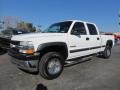 2002 Summit White Chevrolet Silverado 2500 LS Crew Cab  photo #3